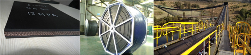 China manufacturing petrol blue PVC flat Conveyor belt for stone polishing