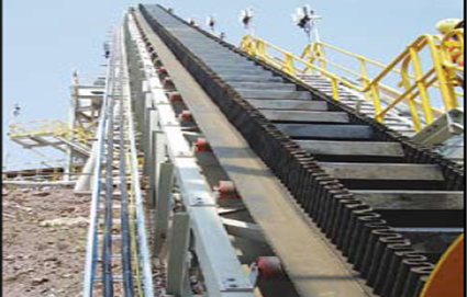 800mm width durable rubber chevron pattern conveyor belts