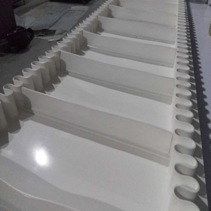 White food grade rubber Conveyor Belt
