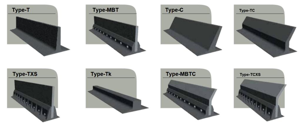 sidewall rubber conveyor belt