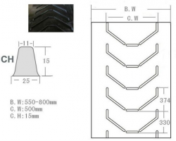 15mm V type belting