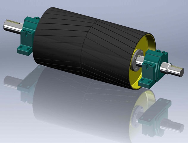 conveyor pulley lagging