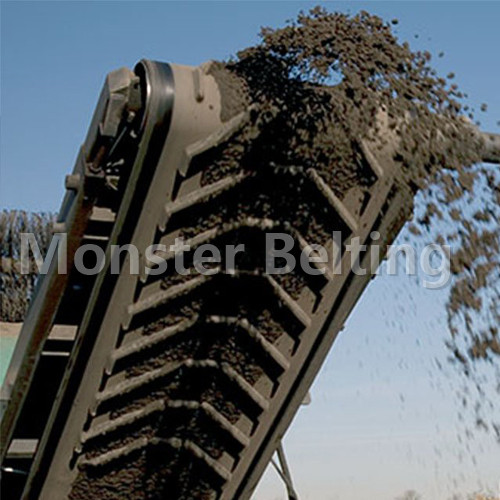 chevron cleated conveyor belt