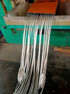 pumping belt with wire rope core