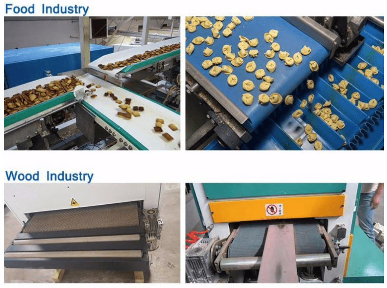 PVC belt used in food industry