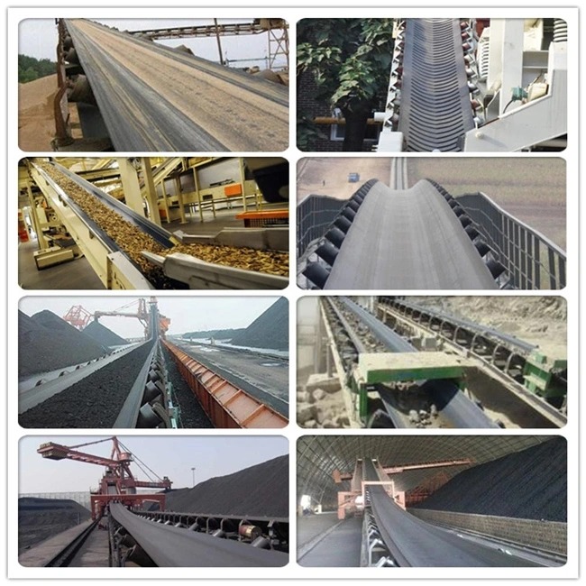 PVC/PVG solid woven entire core belt conveyor rubber belt