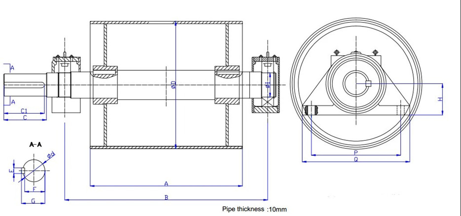 Monster belting|Drum pulley