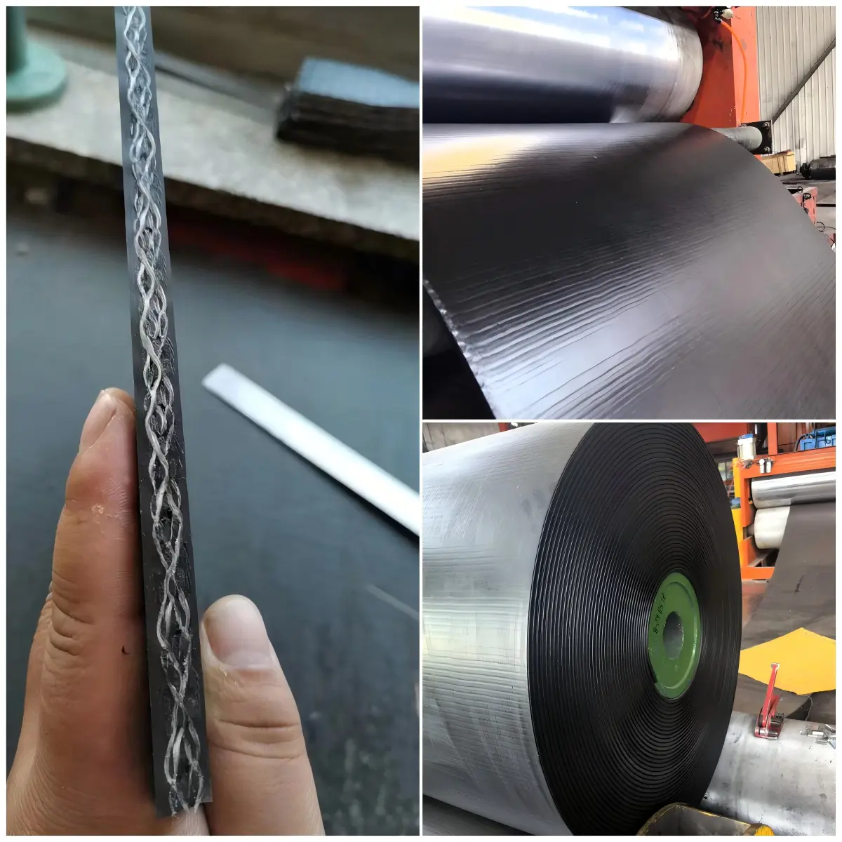 Monster belting | Applications for PVC / PVG Solid Woven Conveyor Belts standard mining conveyor